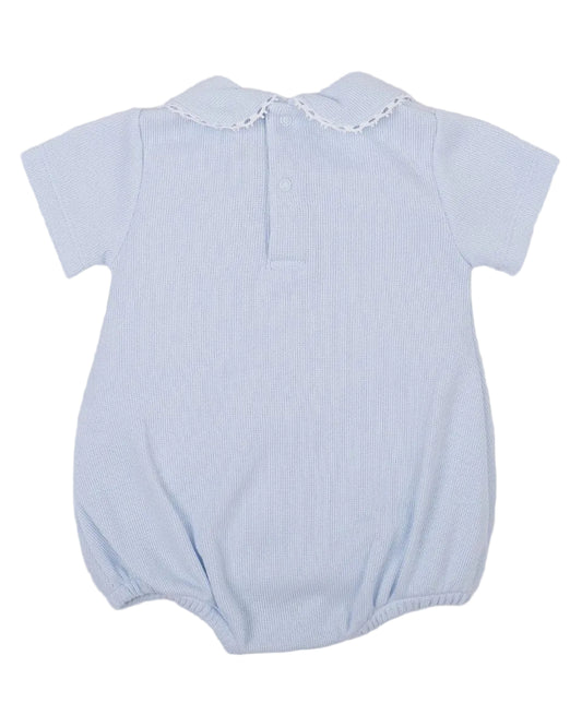 Milen Blue Knit Bubble