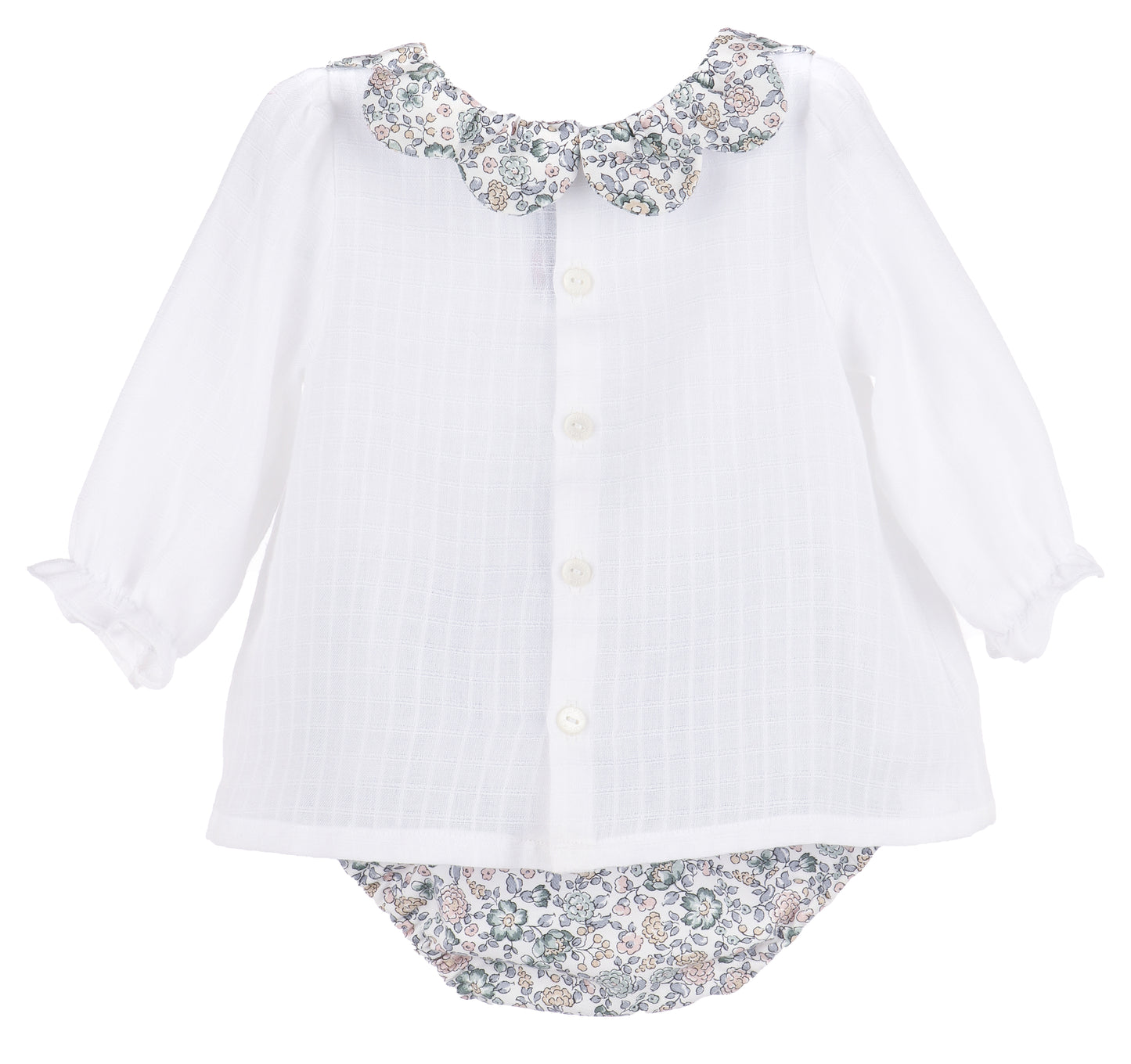 SL3943 Blue Blooms Bloomer Set