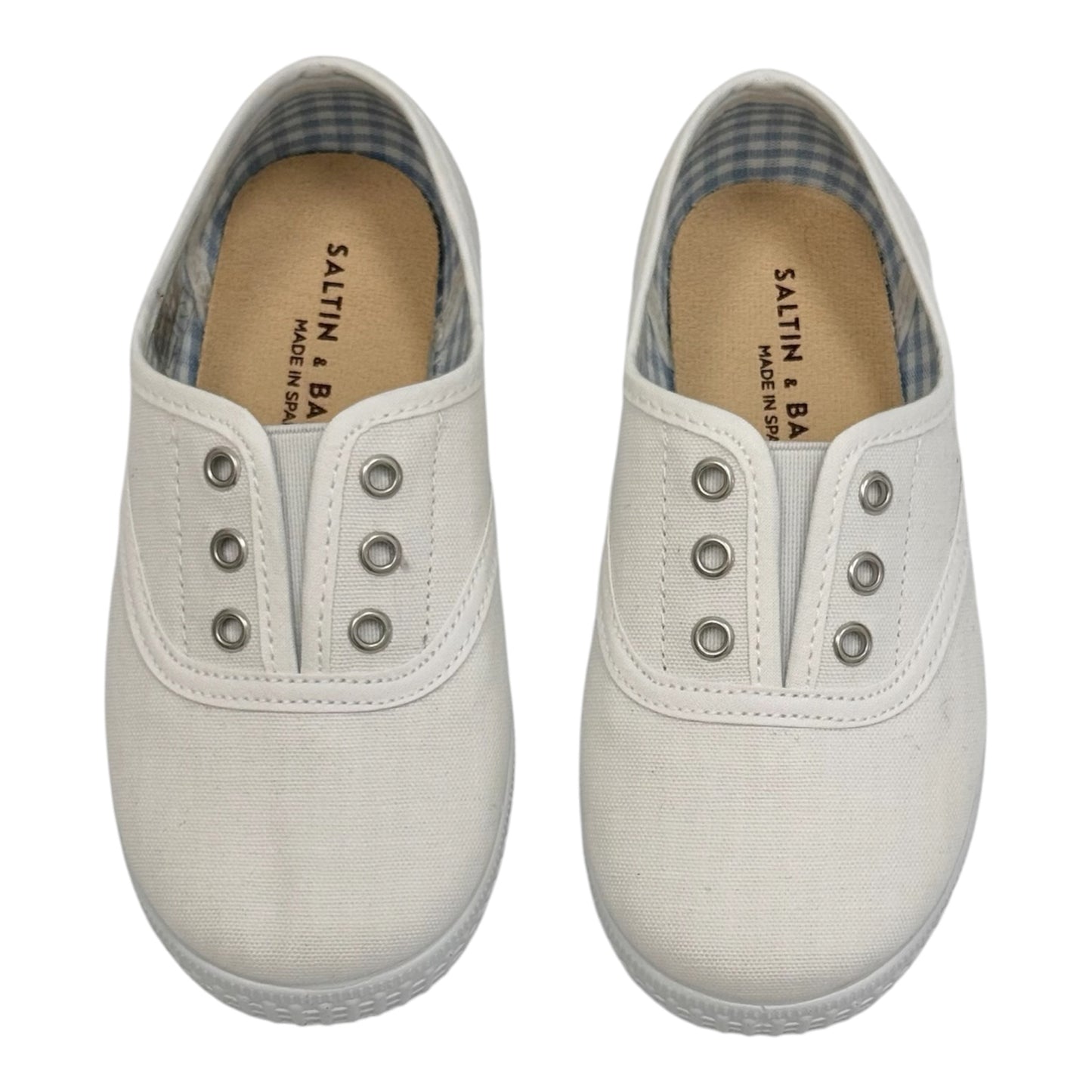 57701 White Canvas Sneaker
