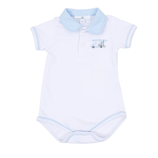 Little Golfer Collared Onesie