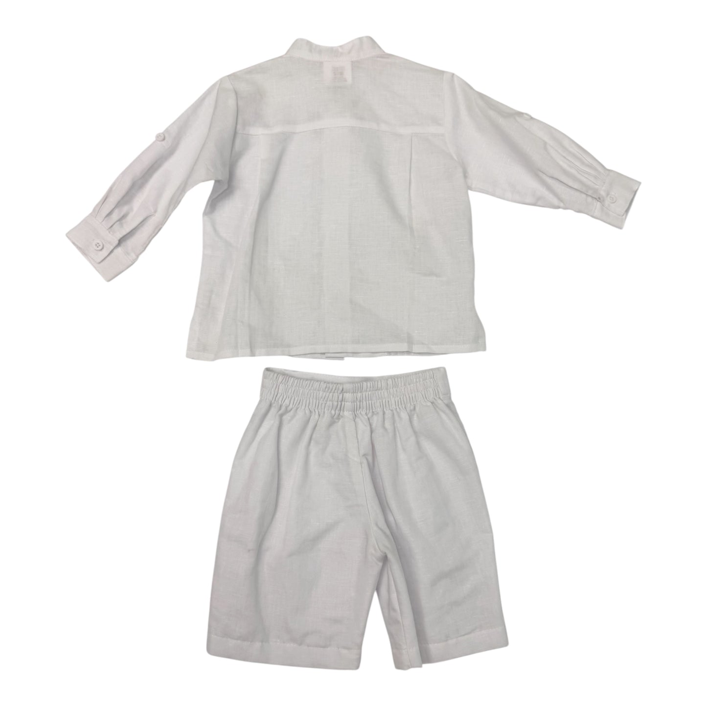 547 White Linen Set