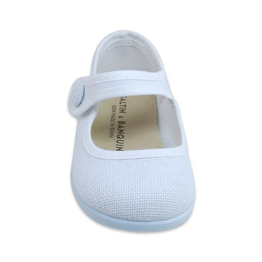 White Linen Mary Jane 1144-09