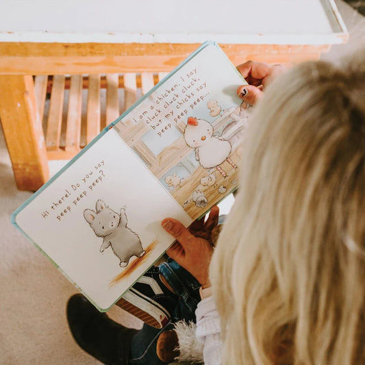 Who Says Peep Peep Peep Board Book