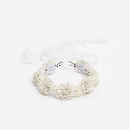Floral Half Wreath Ribbon