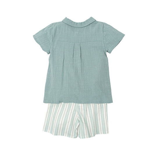 Susurro Green Shorts Set 40418