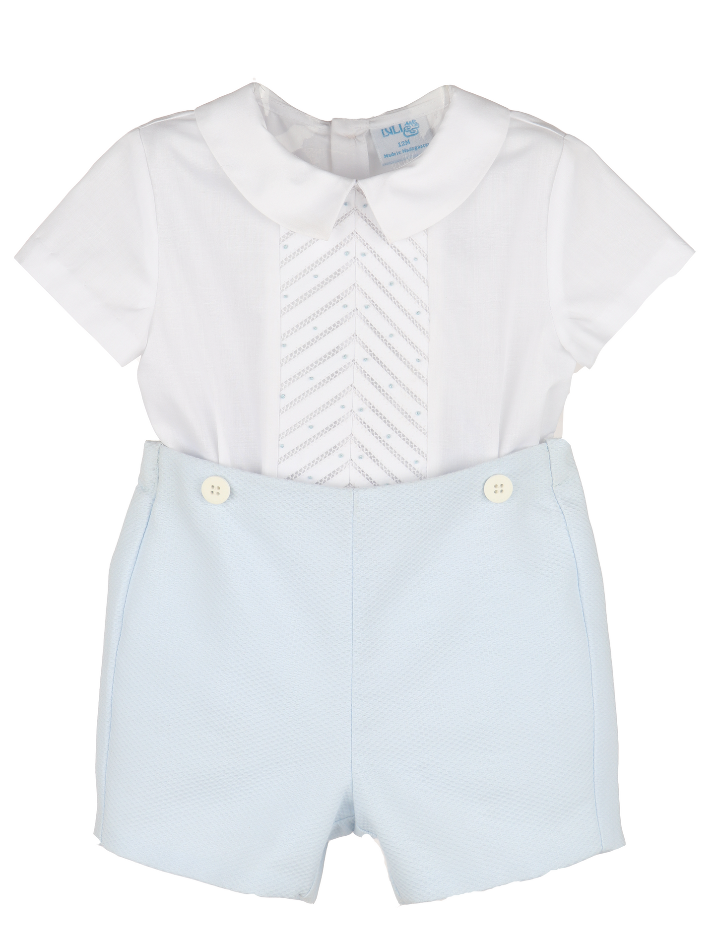 Light Blue Pique Randal Set