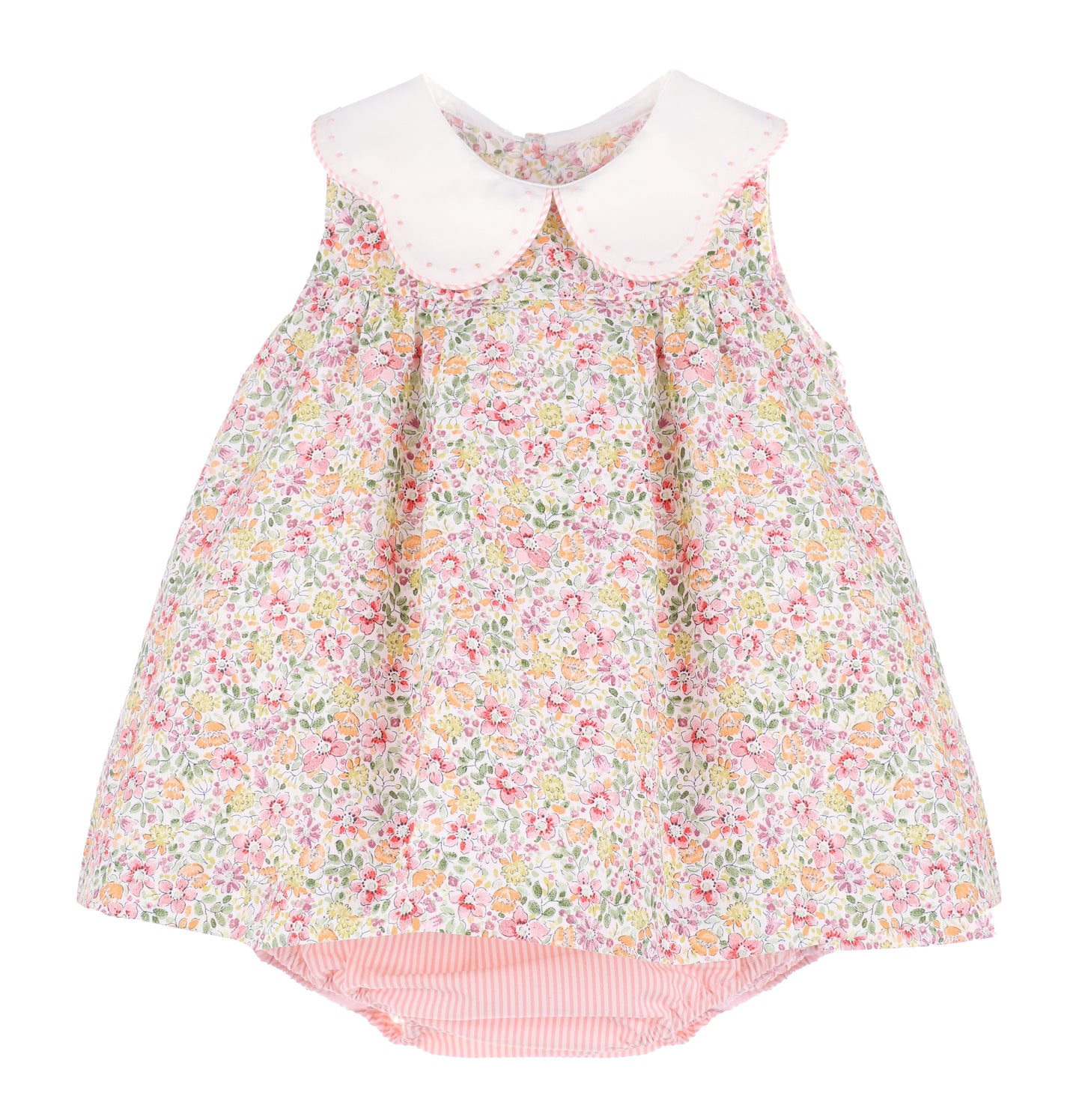 Coral Bloomie Bunch Float Dress