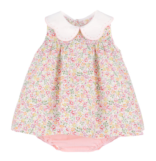 Coral Bloomie Bunch Float Dress