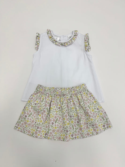 Floral Garden Skirt Set