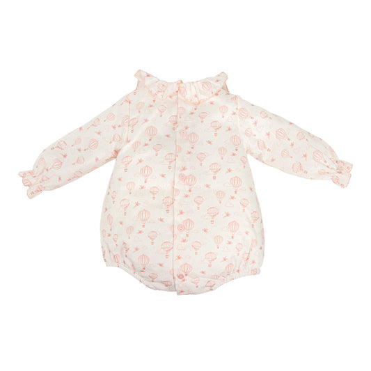 Sueños Pink Cotton Romper 31239