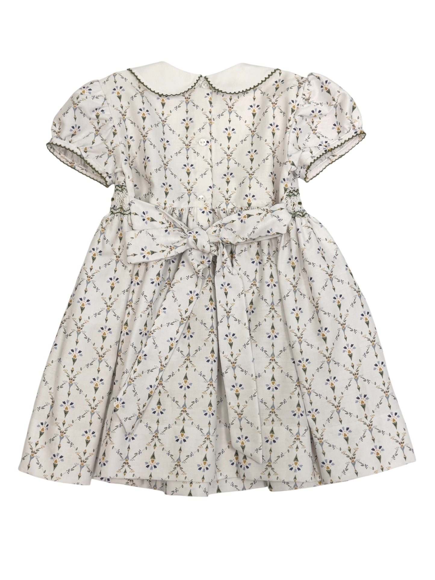 Wildfire Trellis Smocked Dress