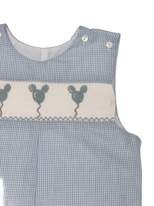 Bluebell Mickey Smocked Overall