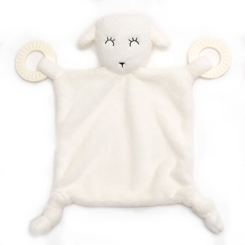 White Lamb Teething Buddy