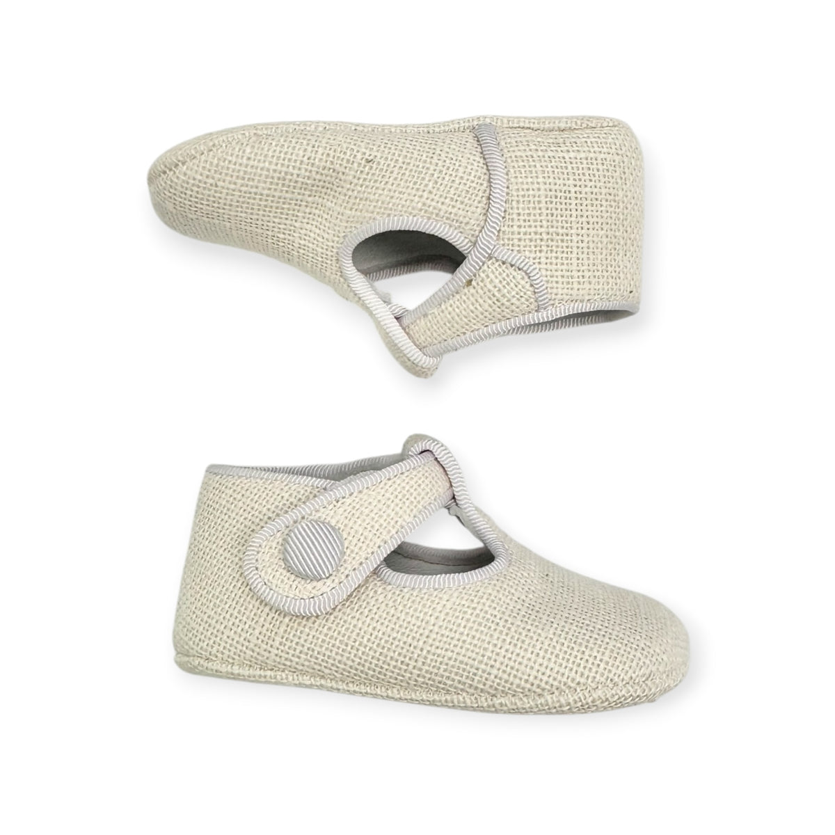 White Linen T-Strap SB520