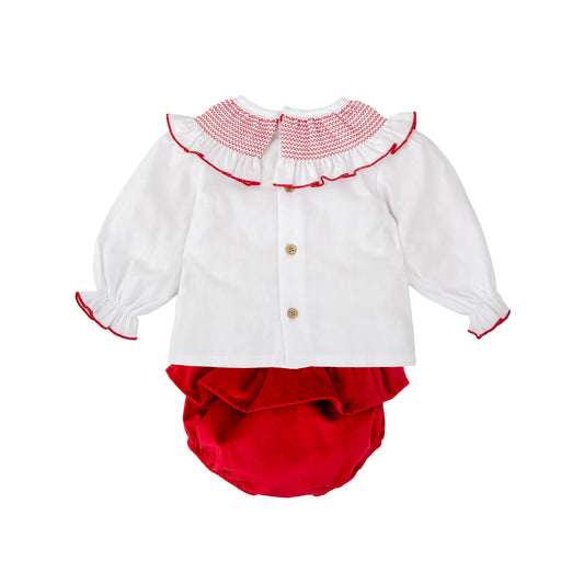 Sierra Red Bloomer Set