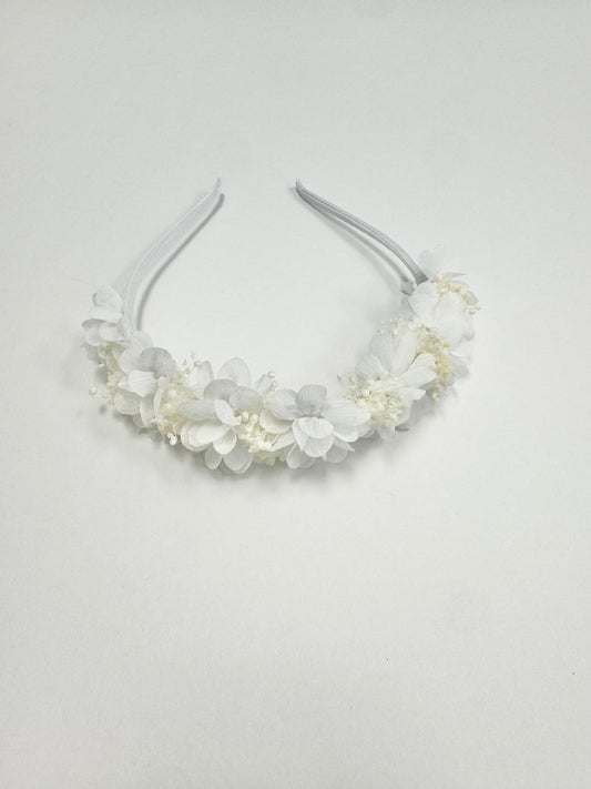 Floral Headband with Bambula & Gypsophila