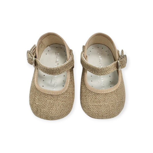 Natural Linen Mary Jane SB1059