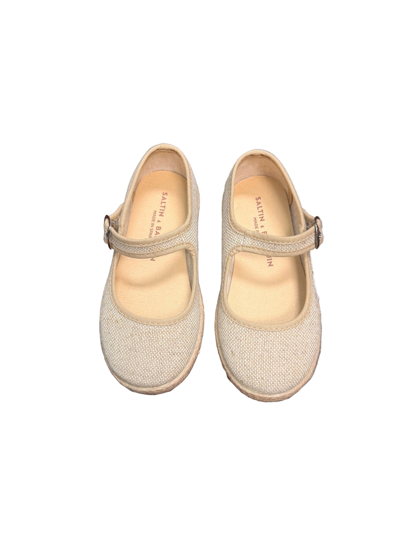 Natural Linen Mary Jane 2189-09