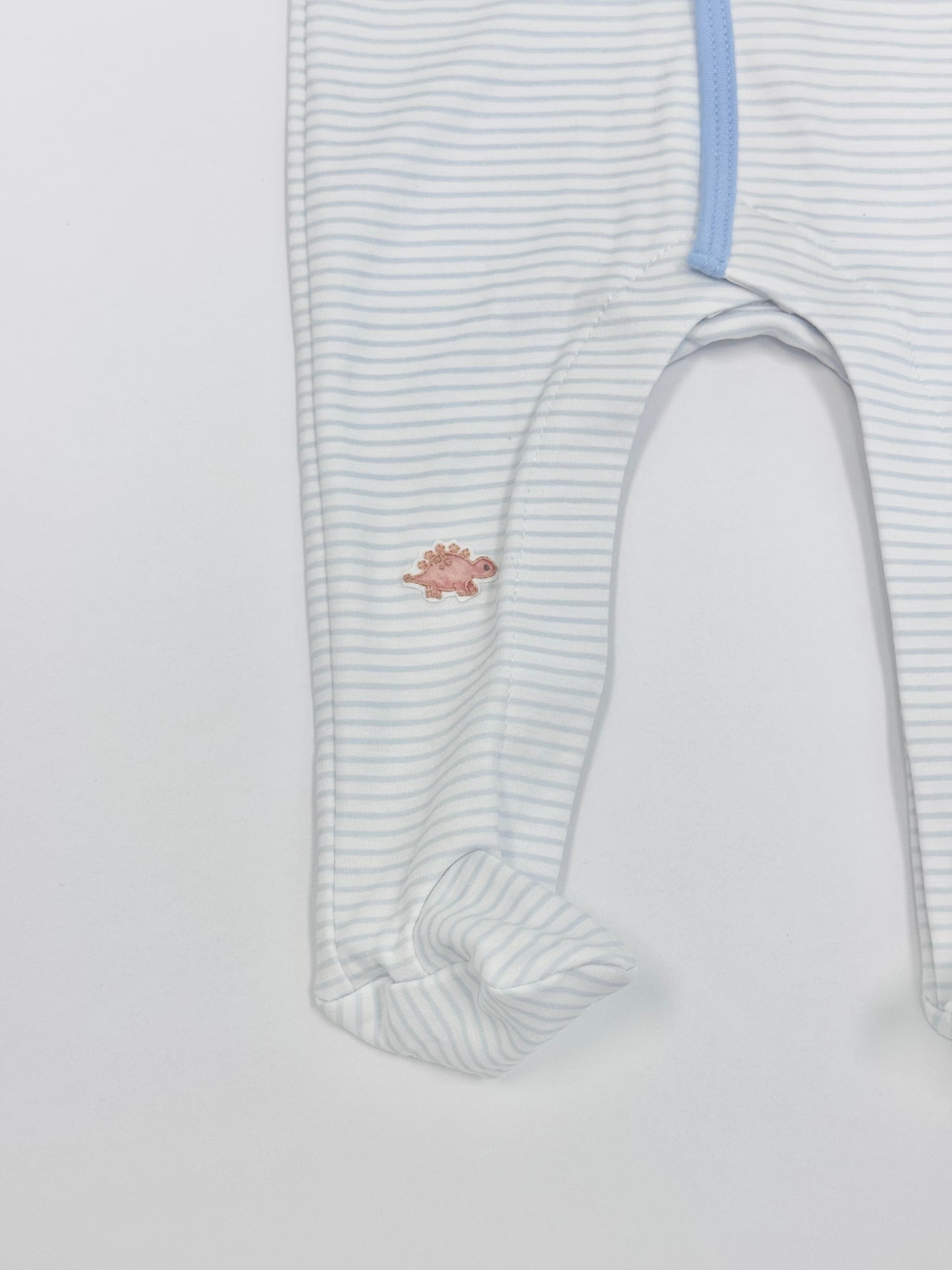 Dino Land Blue Emb Footie