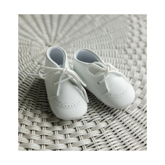 Benny White Lace Up Bootie 3890