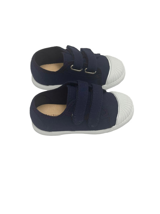 Navy Velcro Sneaker 4003-01