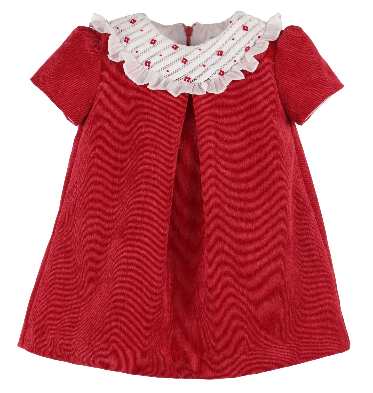 8858-RD Red Randalls Bib Dress