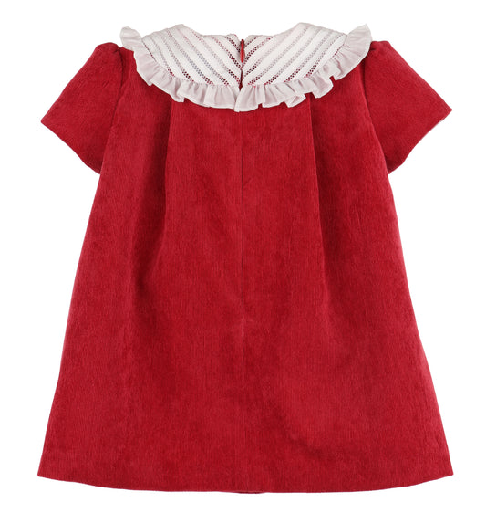 8858-RD Red Randalls Bib Dress