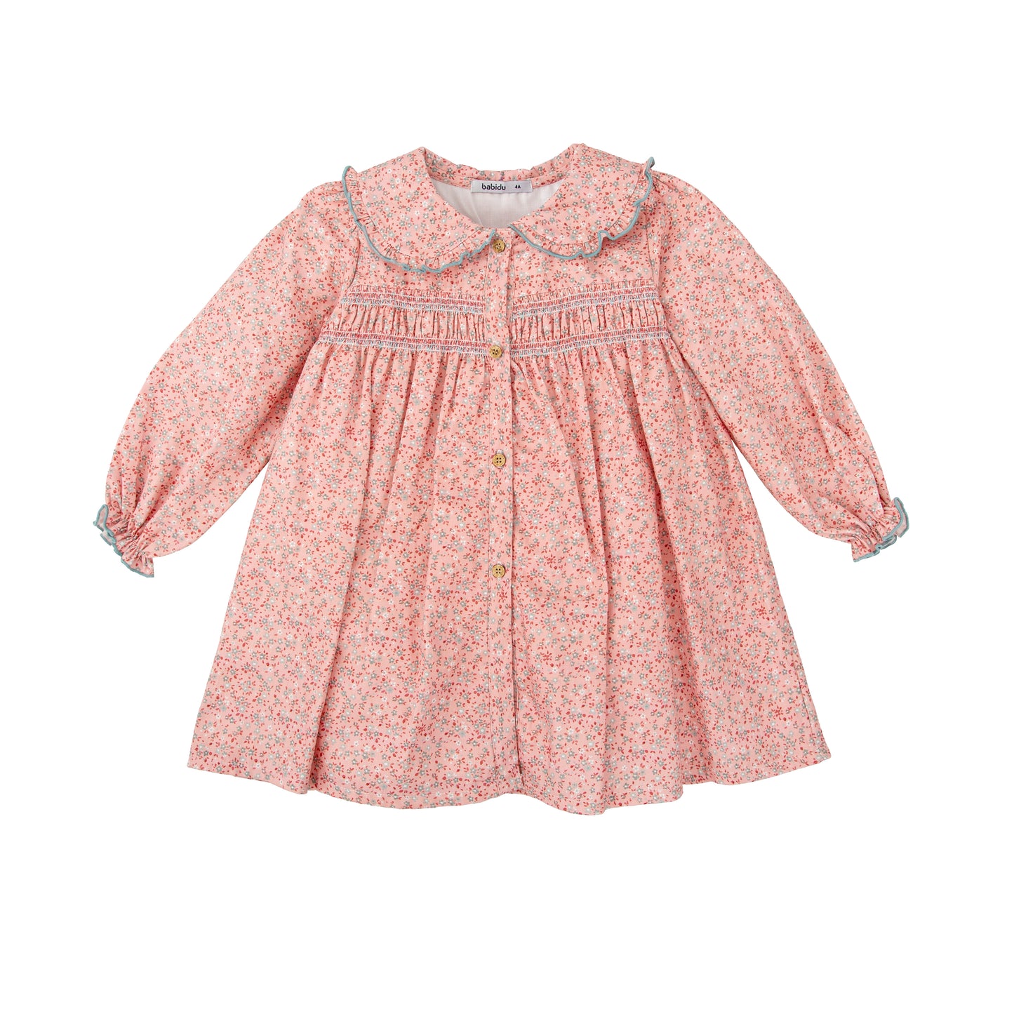 Ribera Pink Smocked Dress 90651