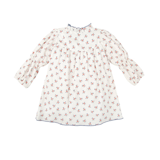 91657 VALLE BLUE FLOWER DRESS