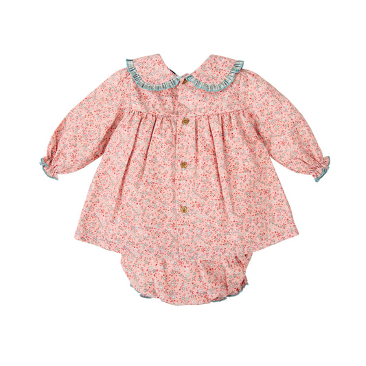 92651 RIBERA PINK GREY BLOOMER SET