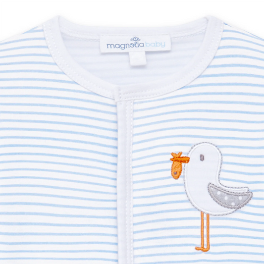 Seabird Shores Applique Footie