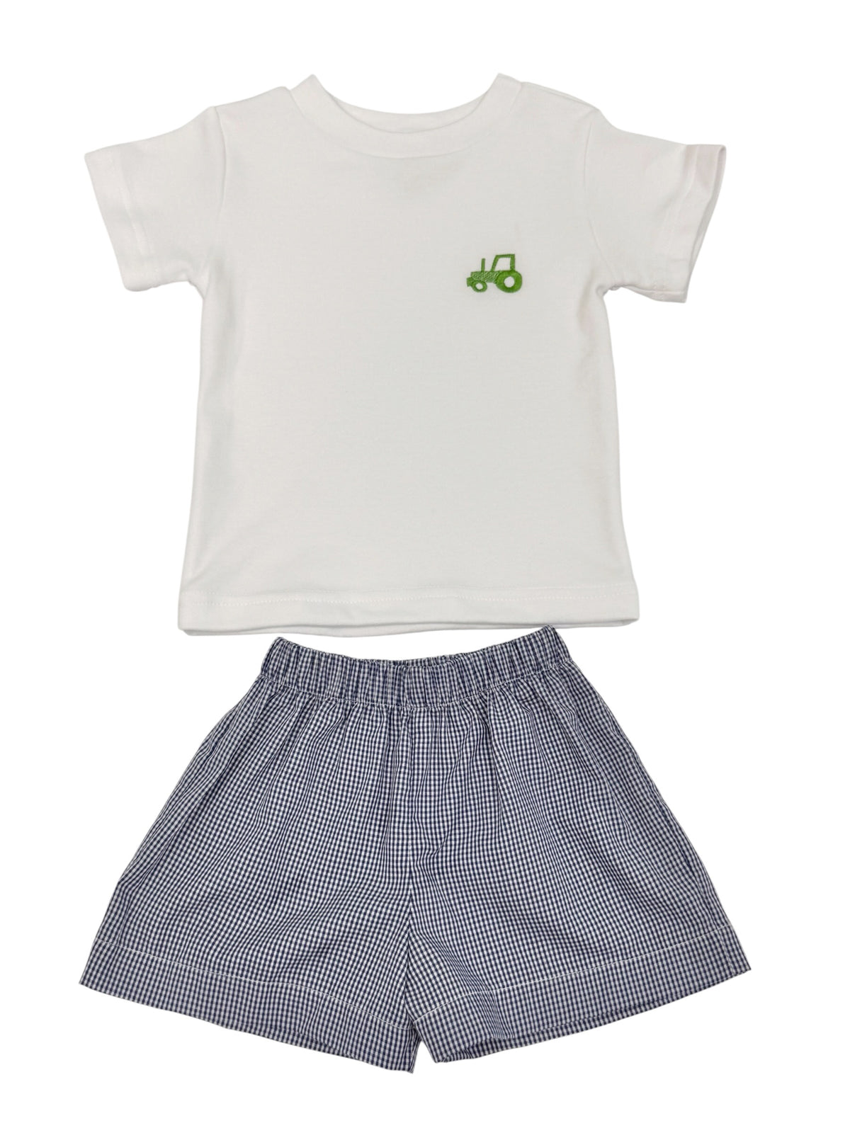 The Little Gingham Patch Emb Shorts Set