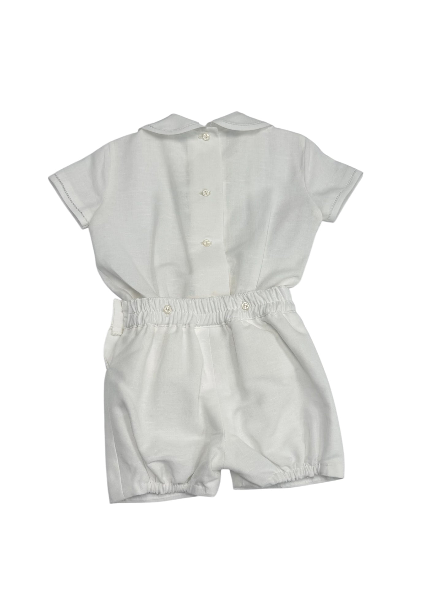 Beige Linen Boys Set 464