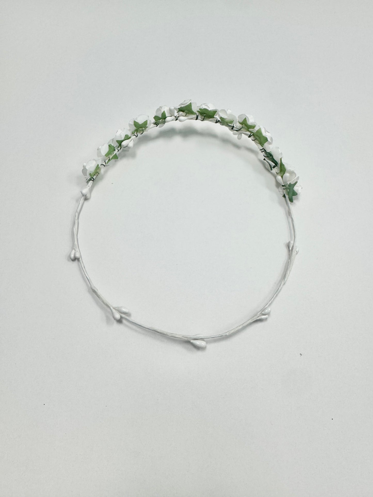 Floral Wreath White Roses