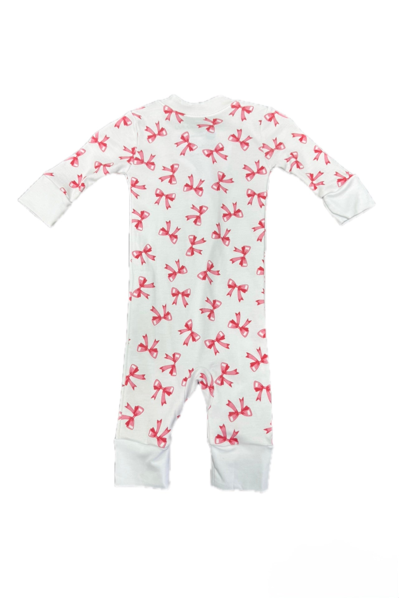 Scarlet Bows Zipper Pajama