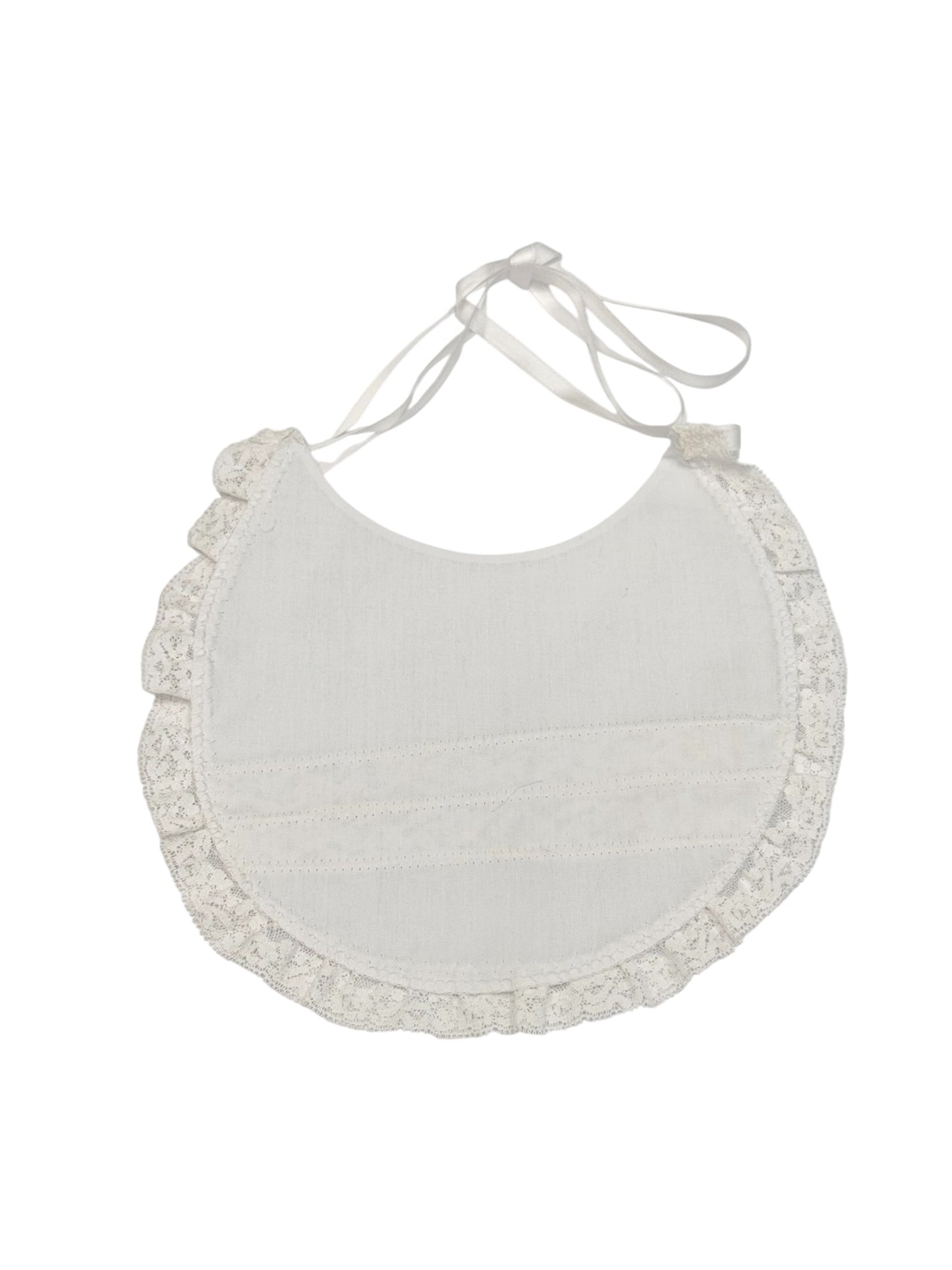 White Batiste Bib 1
