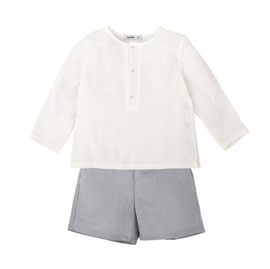 41405 Slate Shorts Set