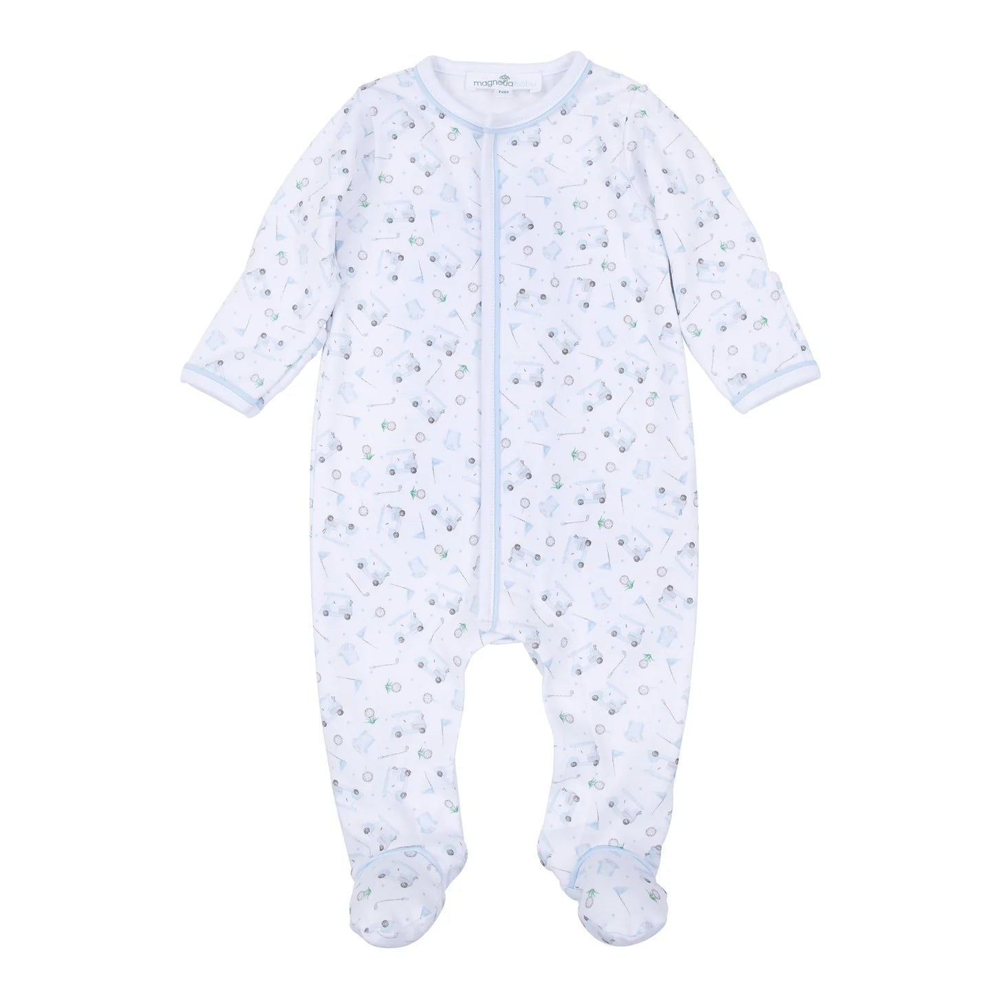 Little Golfer Blue Footie