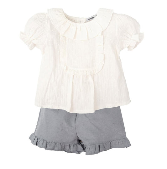42405 Slate Shorts Set