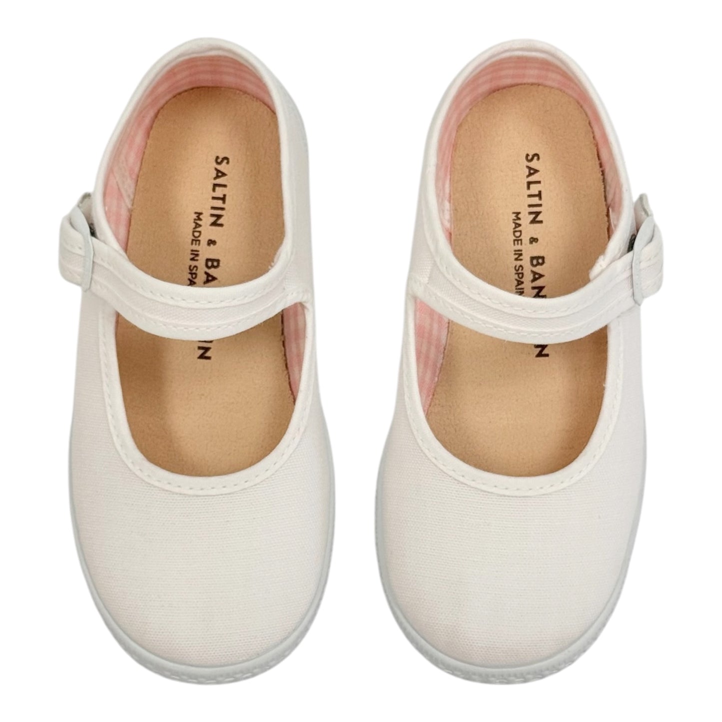 51201 White Canvas Mary Jane Sneaker