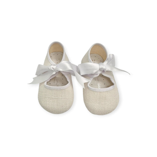 White Linen Mary Jane SB1061
