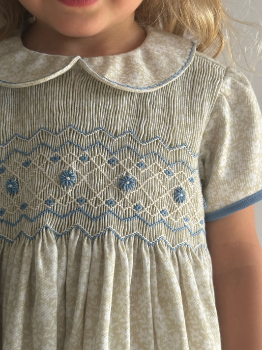 Blue Meadow Smocked Dress