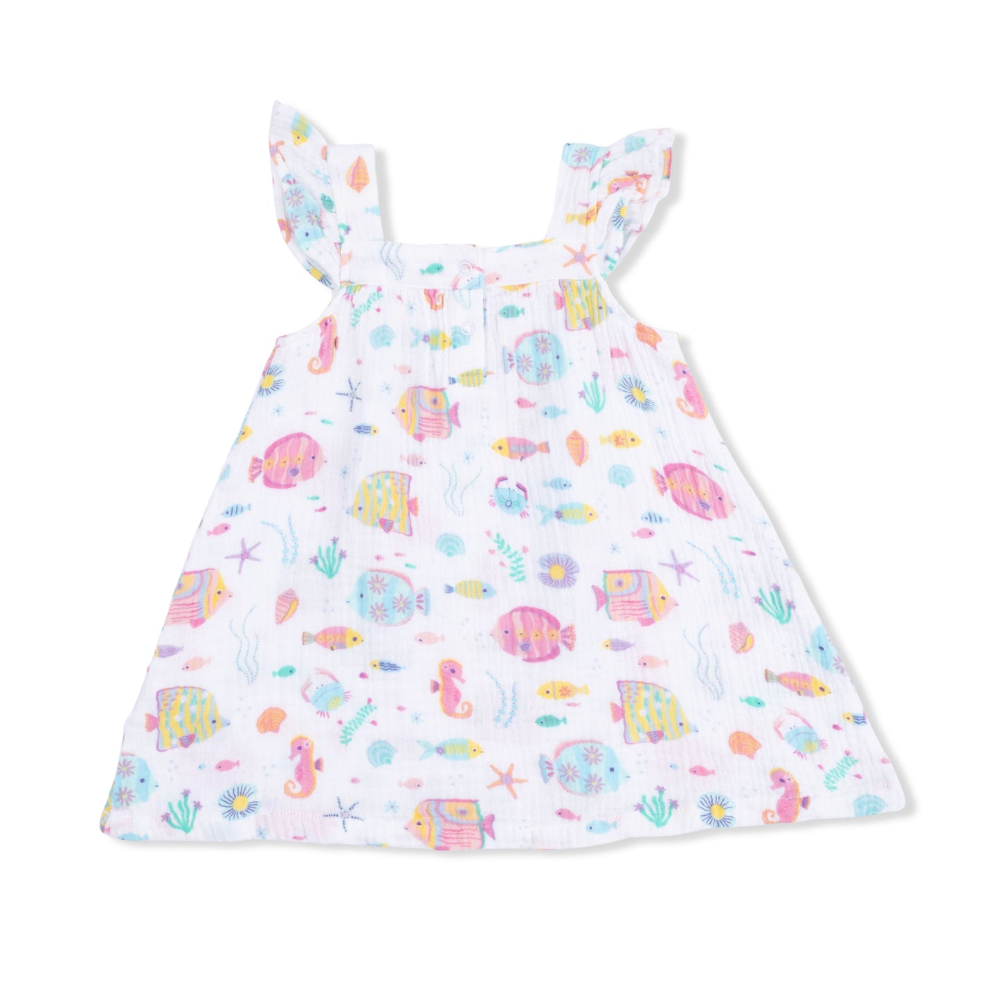 Sunny Coral Reef Fish Sundress