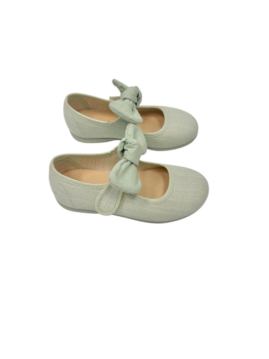 Pastel Green Linen Mary Jane 1208-09