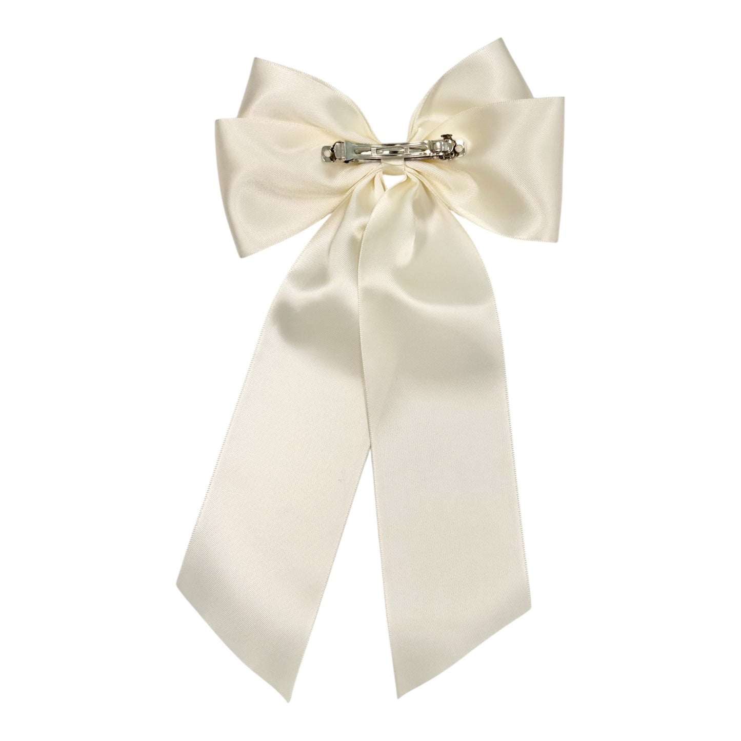 Ivory Satin Bow w/ Tails