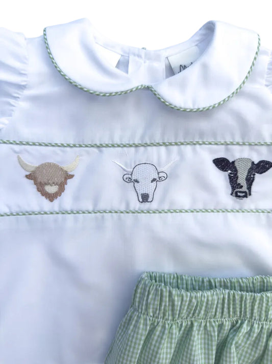 Cows Bloomers Set