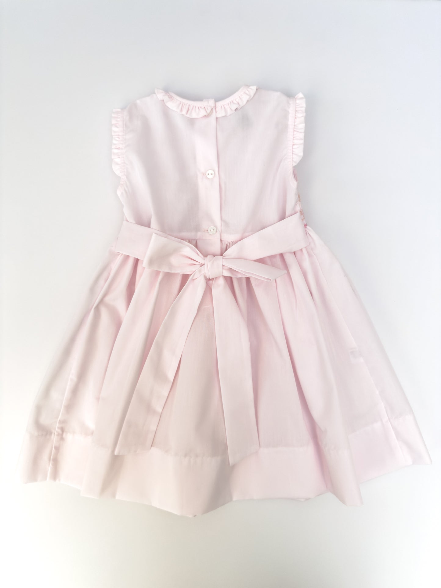 FH18-25-2 Light Pink Smocked Dress