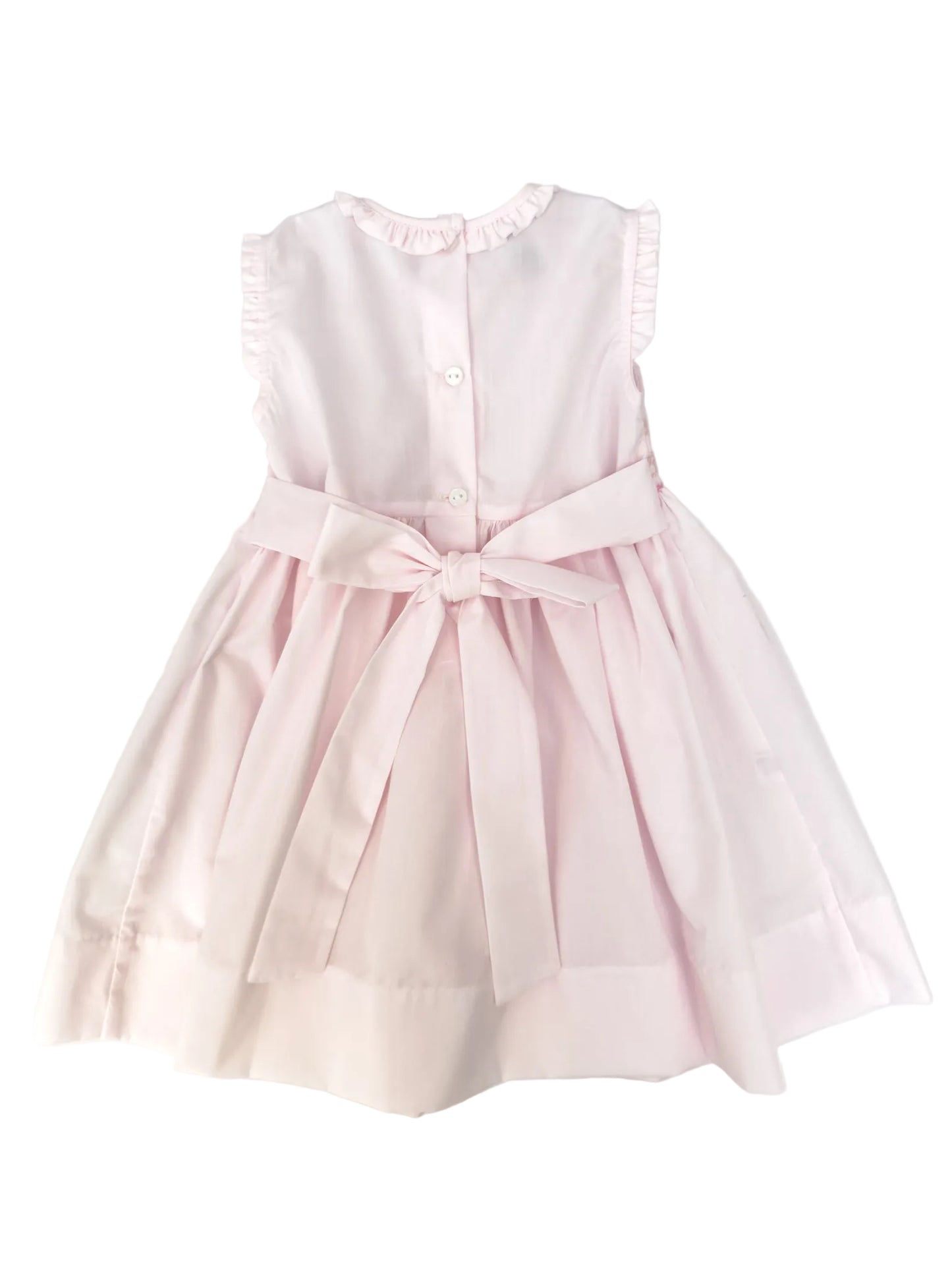 Light Pink Batiste Smocked Dress