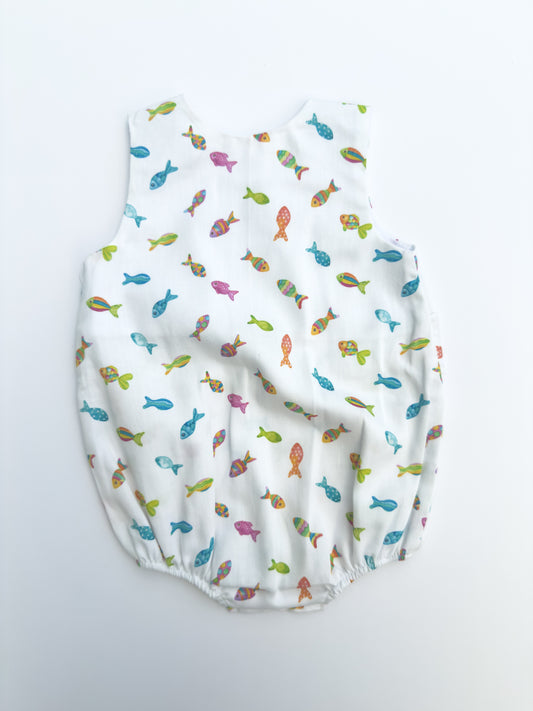 SS2024-4 Fish Print Romper