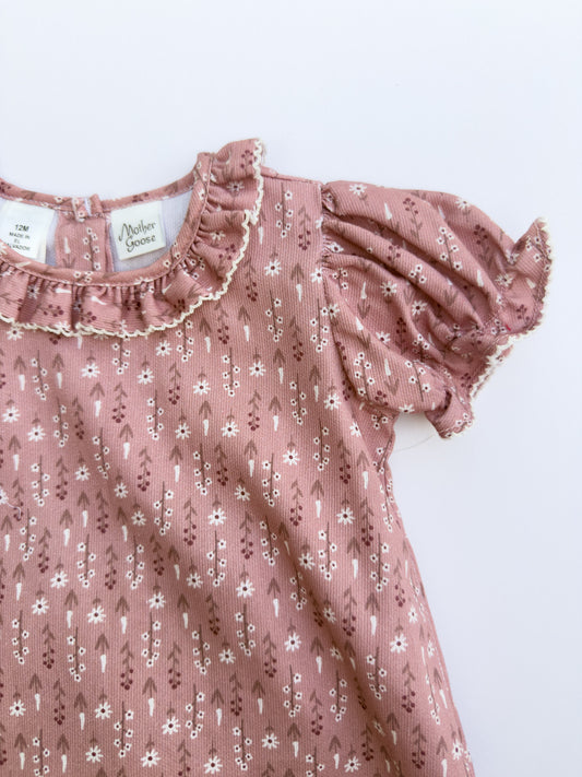 F09-25-3 Rose Print Bloomers Set